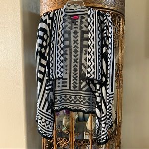 Say What? Waterfall Shawl Sweater